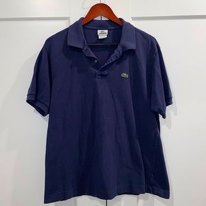 Men’s Lacoste Navy Polo Size 6